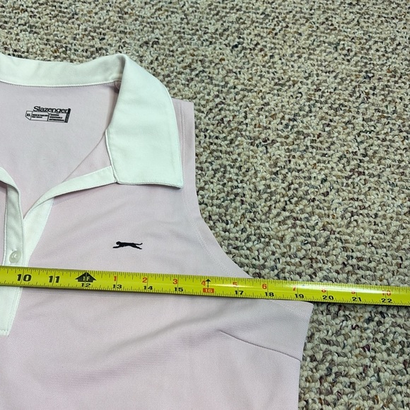 Slazenger Pink Sleeveless Collared Workout Top. XL - Picture 6 of 8